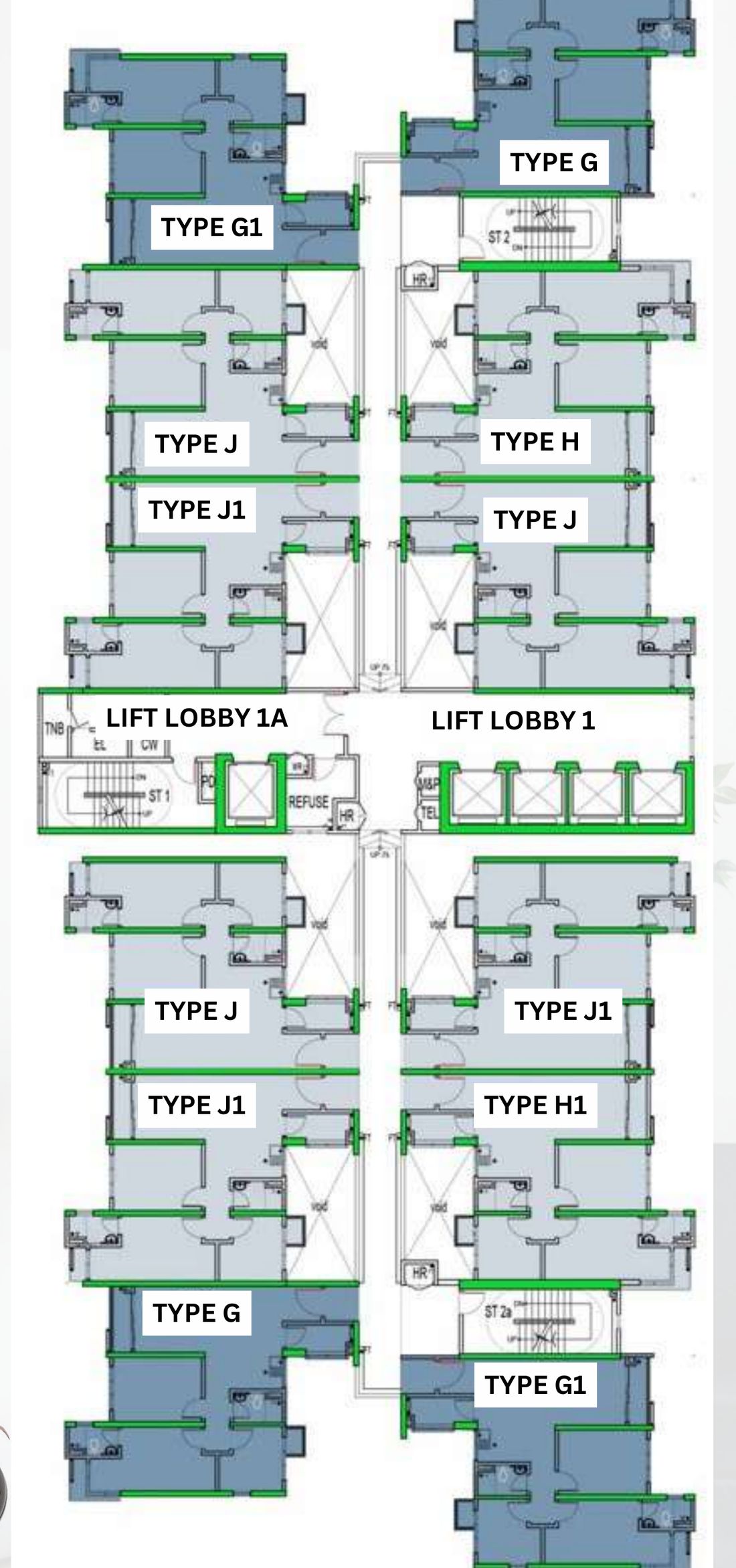Premium floor plate Levels 34 to 36