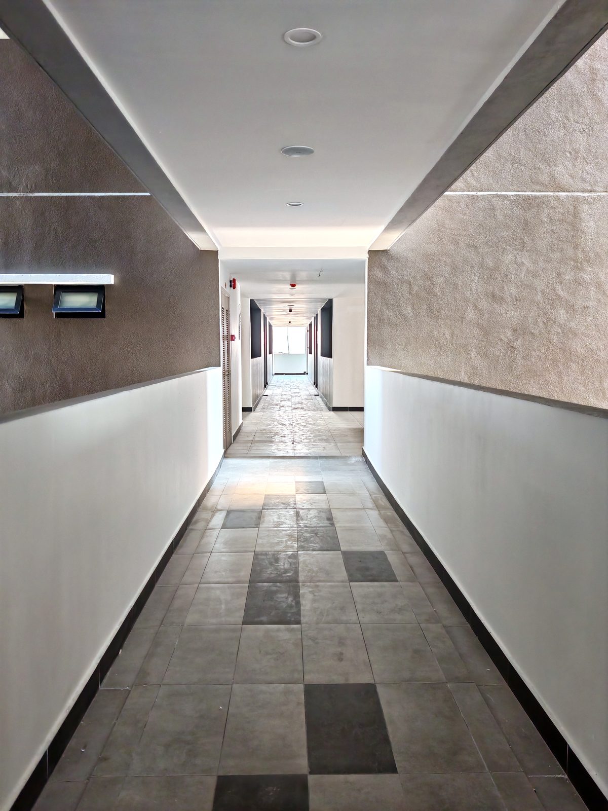 Finished common corridor at Dedaun Residensi
